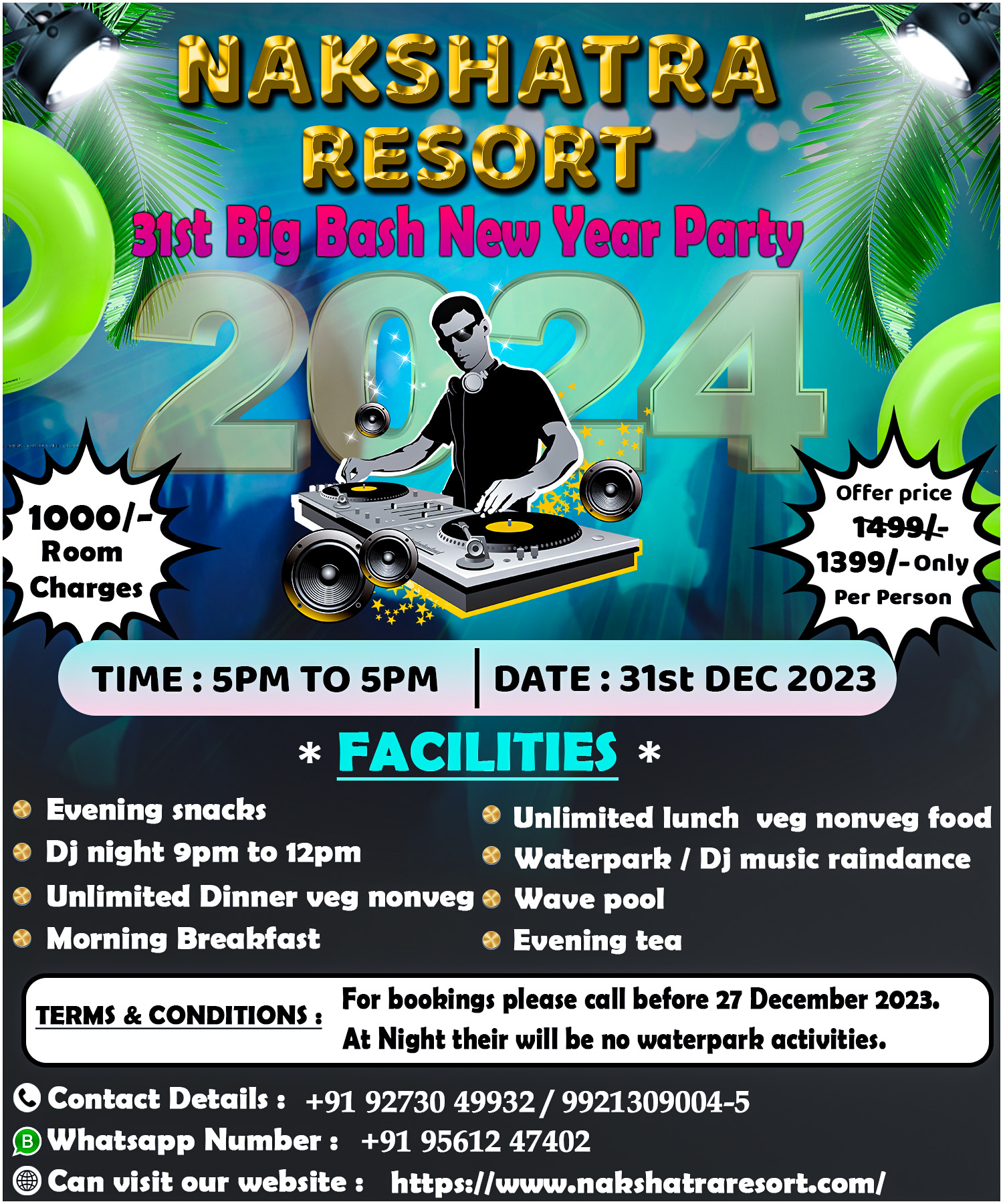 New Year Party | 31st Party | Virar 31st Party | Fireworks Display | Party